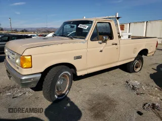 1990 Ford F-250 with VIN 1FTHF25H6LLA09106, listed as a Copart auction lot 84034684 with 41,091 mi miles and Salvage Title. Bid and sale history available at DreamBid. Image 1.