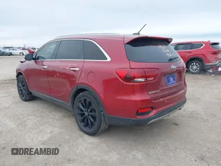 2020 Kia Sorento EX V6 with VIN 5XYPH4A5XLG710627, listed as a IAAI auction lot 41636638 with 166,073 mi miles. Bid and sale history available at carsss.com. Image 3.