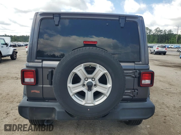 2021 Jeep Wrangler Unlimited Sport S с VIN 1C4HJXDG8MW836142, выставлен на аукционе Copart как лот 52791025 с пробегом 47 255 миль миль и Чистый • Clean title. История ставок и продаж доступна на DreamBid. Изображение 6.
