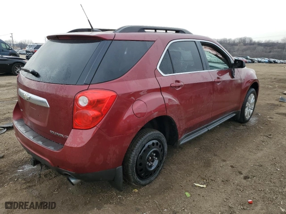 2010 Chevrolet Equinox LT w/1LT with VIN 2CNFLEEY0A6324339, listed as a Copart auction lot 85215584 with 183,416 mi miles and Salvage Title. Bid and sale history available at carsss.com. Image 3.