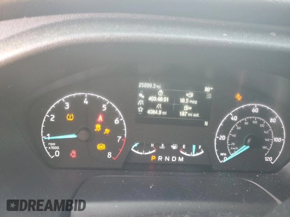 2020 Ford Transit Passenger XL with VIN 1FBAX9C88LKA58361, listed as a Copart auction lot 59752994 with 25,899 mi miles and Salvage Title. Bid and sale history available at DreamBid. Image 9.