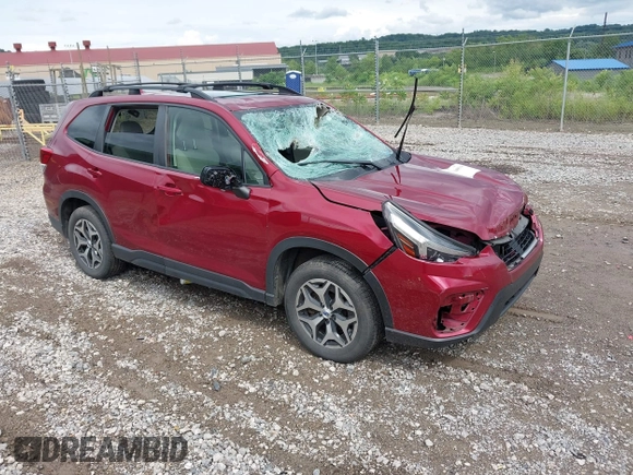 2019 Subaru Forester Premium z VIN JF2SKAEC2KH508729, wystawiony jako IAAI lot #42556834 z przebiegiem 66 007 mil mil oraz . Historia ofert i sprzedaży dostępna na DreamBid. Obrazek 1.