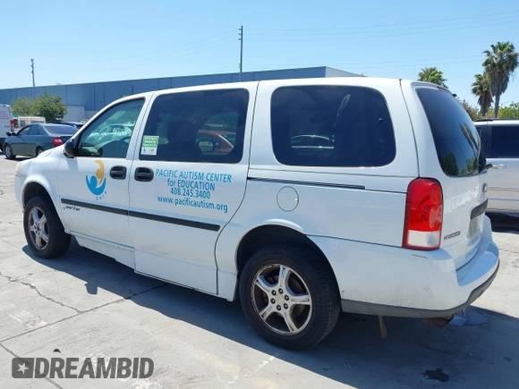 2006 Chevrolet Uplander LS Fleet with VIN 1GBDV13L96D248199, listed as a IAAI auction lot 42157927 with 92,514 mi miles. Bid and sale history available at carsss.com. Image 3.