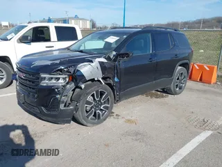 2021 GMC Acadia SLE with VIN 1GKKNKLS9MZ138922, listed as a IAAI auction lot 41206831 with 127,834 mi miles and . Bid and sale history available at DreamBid. Image 2.