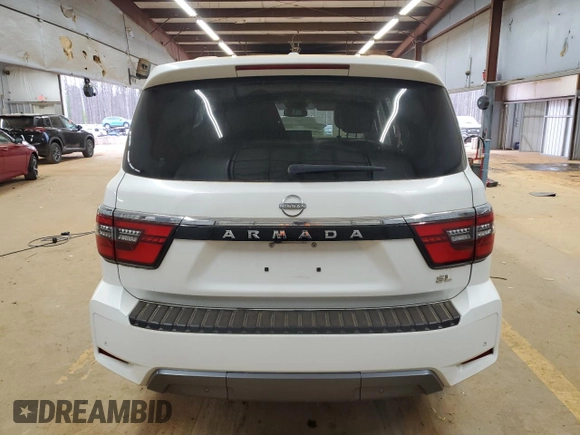 2022 Nissan Armada SL with VIN JN8AY2BB3N9812360, listed as a Copart auction lot 43376315 with Not Provided miles and Salvage Title. Bid and sale history available at carsss.com. Image 6.