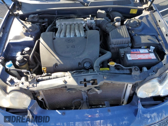 2005 Hyundai Sonata GLS with VIN KMHWF35H75A100957, listed as a Copart auction lot 74320574 with 141,402 mi miles and Salvage Title. Bid and sale history available at carsss.com. Image 12.