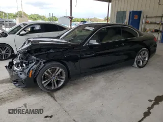 2018 BMW 4 Series 430i with VIN WBA4Z1C59JEC71244, listed as a Copart auction lot 52210465 with 35,710 mi miles and Salvage Title. Bid and sale history available at carsss.com. Image 1.