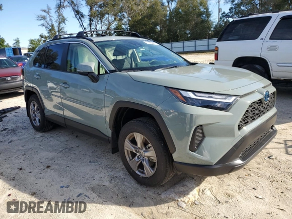2023 Toyota RAV4 Hybrid XLE with VIN JTMRWRFV5PD196792, listed as a Copart auction lot 37882634 with 1,701 mi miles and Salvage Title. Bid and sale history available at carsss.com. Image 4.