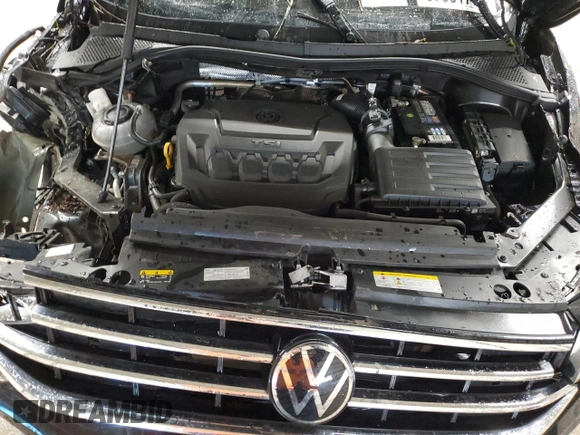2023 Volkswagen Tiguan SE with VIN 3VVMB7AX3PM021515, listed as a Copart auction lot 57981775 with 23,885 mi miles and Salvage title. Bid and sale history available at DreamBid. Image 12.