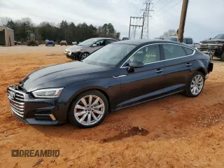 2018 Audi A5 Sportback Premium Plus with VIN WAUBNCF57JA135192, listed as a Copart auction lot 44555585 with 15,558 mi miles and Salvage Title. Bid and sale history available at carsss.com. Image 1.