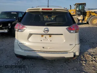 2016 Nissan Rogue SV with VIN KNMAT2MT8GP713774, listed as a Copart auction lot 53908685 with 98,192 mi miles and Salvage Title. Bid and sale history available at DreamBid. Image 6.