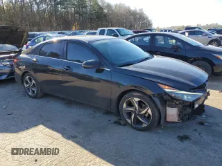 2021 Hyundai Elantra Limited with VIN 5NPLP4AG2MH030010, listed as a Copart auction lot 49038605 with 85,198 mi miles and Salvage Title. Bid and sale history available at DreamBid. Image 4.