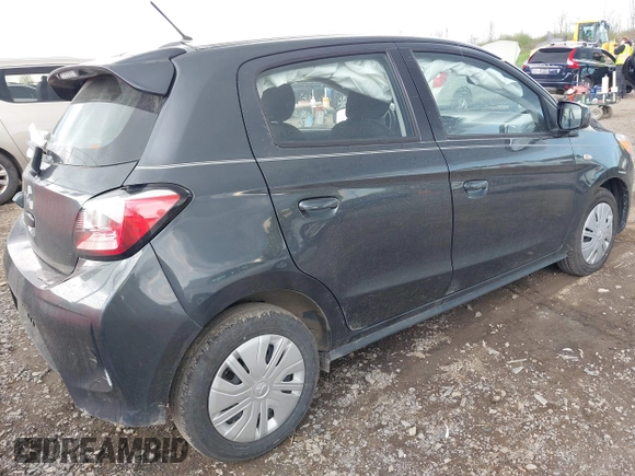 2024 Mitsubishi Mirage ES z VIN ML32AUHJXRH005430, wystawiony jako IAAI lot #42182485 z przebiegiem 17 904 mil mil oraz . Historia ofert i sprzedaży dostępna na DreamBid. Obrazek 4.