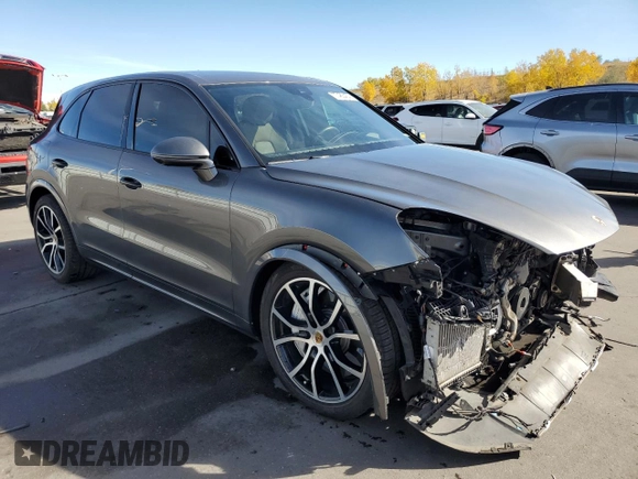 2019 Porsche Cayenne Turbo with VIN WP1AF2AY6KDA81423, listed as a Copart auction lot 77480454 with 35,749 mi miles and Salvage title. Bid and sale history available at DreamBid. Image 4.
