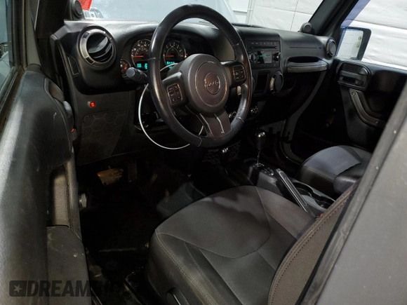 2014 Jeep Wrangler Sport with VIN 1C4AJWAG9EL322982, listed as a Copart auction lot 51145075 with 122,686 mi miles and Salvage Title. Bid and sale history available at DreamBid. Image 8.