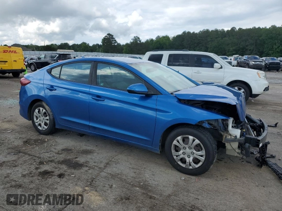 2017 Hyundai Elantra SE z VIN 5NPD74LF4HH184586, wystawiony jako Copart lot #56486295 z przebiegiem 105 485 mil mil oraz Szkoda całkowita • Salvage title. Historia ofert i sprzedaży dostępna na DreamBid. Obrazek 4.