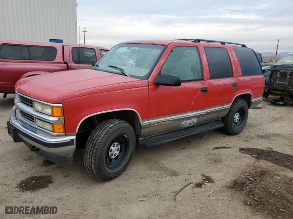 1998 Chevrolet Tahoe with VIN 1GNEK13R0WJ350576, listed as a Copart auction lot 41668075 with 197,160 mi miles and Clean Title. Bid and sale history available at carsss.com. Image 1.