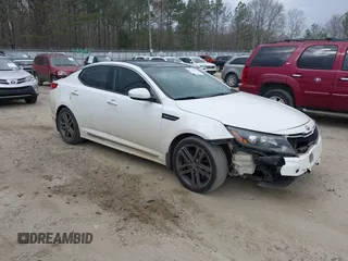 2013 Kia Optima SX z VIN 5XXGR4A65DG229504, wystawiony jako IAAI lot #41718416 z przebiegiem 163 245 mil mil oraz . Historia ofert i sprzedaży dostępna na DreamBid. Obrazek 1.