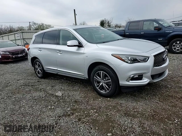 2018 Infiniti QX60 with VIN 5N1DL0MM7JC507219, listed as a Copart auction lot 52627945 with 154,628 mi miles and Salvage Title. Bid and sale history available at DreamBid. Image 12.