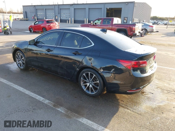 2017 Acura TLX V6 with VIN 19UUB2F30HA001844, listed as a IAAI auction lot 41803144 with 130,574 mi miles and . Bid and sale history available at DreamBid. Image 3.