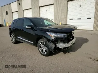 2021 Acura RDX w/Technology Package with VIN 5J8TC2H54ML039812, listed as a Copart auction lot 88074125 with 0 mi miles and Salvage Title. Bid and sale history available at carsss.com. Image 12.