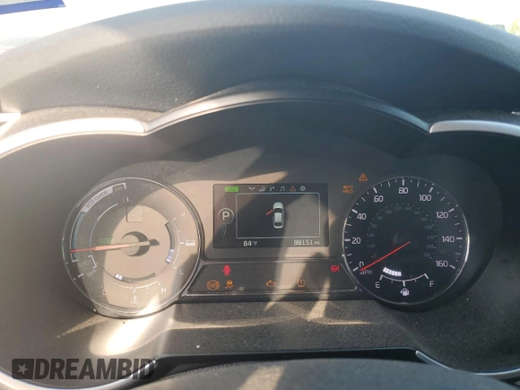 2015 Kia Optima Hybrid EX with VIN KNAGN4AD4F5081909, listed as a Copart auction lot 72035904 with 98,151 mi miles and Salvage Title. Bid and sale history available at carsss.com. Image 9.
