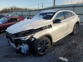 2023 Infiniti QX55 Essential with VIN 3PCAJ5KR8PF109795, listed as a Copart auction lot 85816114 with 11,985 mi miles and Salvage Title. Bid and sale history available at DreamBid. Image 1.