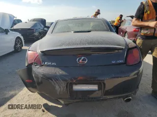 2002 Lexus SC 430 with VIN JTHFN48Y520034983, listed as a Copart auction lot 74084354 with 88,979 mi miles and Salvage Title. Bid and sale history available at carsss.com. Image 6.