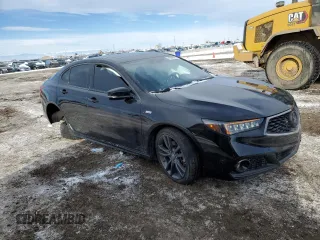 2018 Acura TLX w/A-SPEC Pkg with VIN 19UUB3F64JA004302, listed as a Copart auction lot 41686885 with 49,710 mi miles and Salvage Title. Bid and sale history available at carsss.com. Image 4.