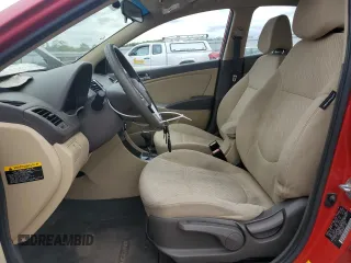 2012 Hyundai Accent GLS z VIN KMHCU4AE1CU270091, wystawiony jako Copart lot #56623905 z przebiegiem 185 477 mil mil oraz Szkody całkowita. Historia ofert i sprzedaży dostępna na DreamBid. Obrazek 7.