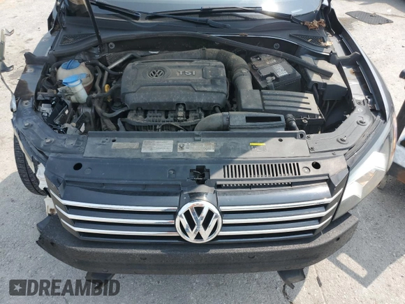 2015 Volkswagen Passat Limited Edition with VIN 1VWAT7A30FC098027, listed as a Copart auction lot 60612055 with 121,208 mi miles and Salvage title. Bid and sale history available at DreamBid. Image 11.