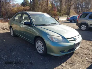 2004 Honda Civic LX with VIN 2HGES16564H566241, listed as a IAAI auction lot 40890409 with 192,404 mi miles. Bid and sale history available at carsss.com. Image 1.