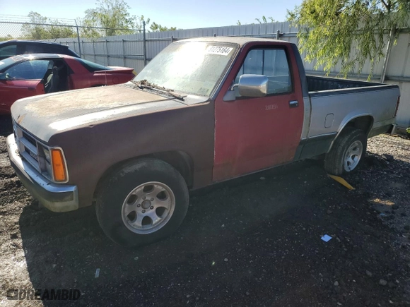 1989 Dodge Dakota "S" with VIN 1B7GL26X9KS123535, listed as a Copart auction lot 81275164 with 188,297 mi miles and Clean Title. Bid and sale history available at carsss.com. Image 1.