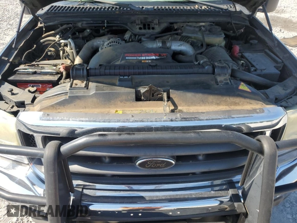 2004 Ford F-250 XL with VIN 1FTNW21P24EC97664, listed as a Copart auction lot 62030175 with 222,855 mi miles and Salvage title. Bid and sale history available at DreamBid. Image 11.