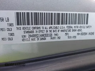 2010 Chrysler Town & Country Touring with VIN 2A4RR5D14AR359169, listed as a IAAI auction lot 41900856 with 204,595 mi miles and . Bid and sale history available at DreamBid. Image 9.