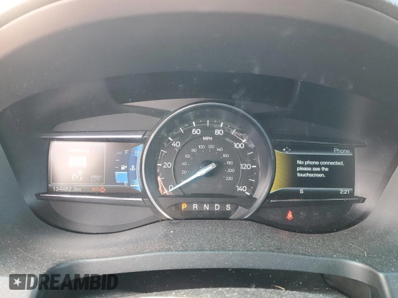 2016 Ford Explorer XLT with VIN 1FM5K8D83GGA37880, listed as a Copart auction lot 49478145 with 134,482 mi miles and Salvage Title. Bid and sale history available at DreamBid. Image 9.
