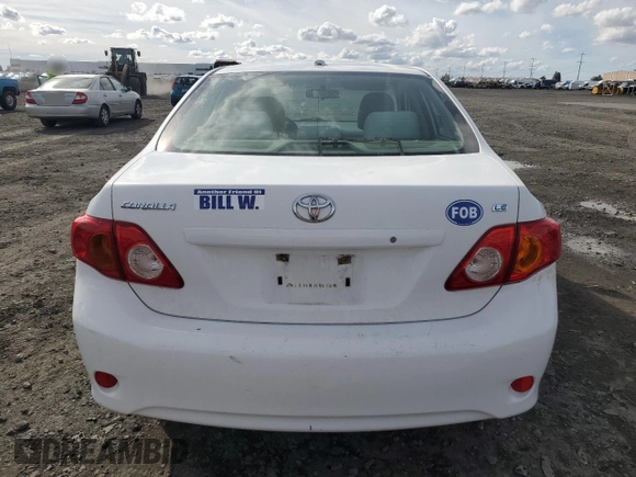 2009 Toyota Corolla with VIN JTDBL40E099080041, listed as a Copart auction lot 50437415 with 130,091 mi miles and Salvage Title. Bid and sale history available at carsss.com. Image 6.