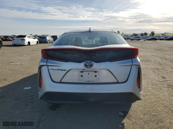 2021 Toyota Prius Prime LE with VIN JTDKAMFPXM3177872, listed as a Copart auction lot 46397575 with NaN miles and Salvage Title. Bid and sale history available at carsss.com. Image 6.