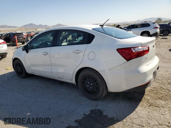 2016 Kia Rio LX with VIN KNADM4A39G6554583, listed as a Copart auction lot 51648045 with Not Provided miles and Salvage Title. Bid and sale history available at DreamBid. Image 2.