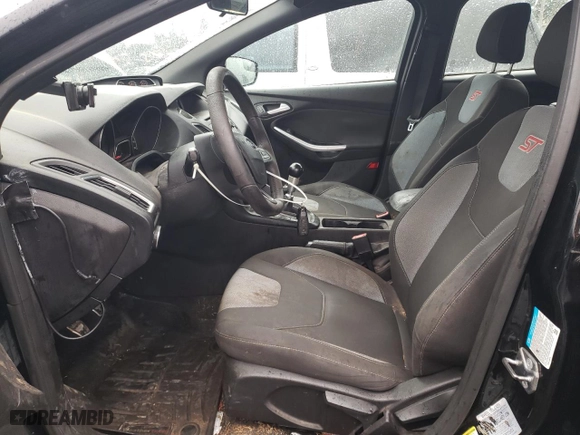 2017 Ford Focus ST with VIN 1FADP3L90HL317446, listed as a Copart auction lot 86165304 with 129,389 mi miles and Salvage Title. Bid and sale history available at carsss.com. Image 7.
