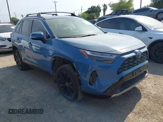 2022 Toyota RAV4 Hybrid SE with VIN JTM16RFV0ND071693, listed as a IAAI auction lot 42150938 with 40,748 mi miles and . Bid and sale history available at DreamBid. Image 1.