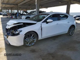 2020 Mazda Mazda3 Hatchback with VIN JM1BPALM8L1161025, listed as a Copart auction lot 48594815 with 43,326 mi miles and Salvage Title. Bid and sale history available at carsss.com. Image 1.