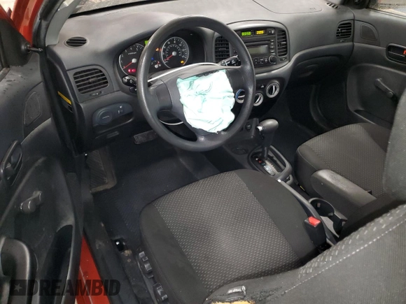 2007 Hyundai Accent GS with VIN KMHCM36C07U019389, listed as a Copart auction lot 47755665 with 111,345 mi miles and Salvage Title. Bid and sale history available at carsss.com. Image 8.