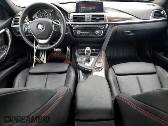 2017 BMW 3 Series 330i xDrive with VIN WBA8D9G54HNU58424, listed as a Copart auction lot 46300085 with 84,171 mi miles and Salvage Title. Bid and sale history available at carsss.com. Image 8.