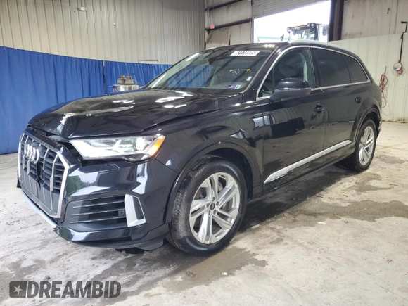 2021 Audi Q7 Premium Plus with VIN WA1LXAF79MD020579, listed as a Copart auction lot 62178985 with 52,613 mi miles and Clean title. Bid and sale history available at DreamBid. Image 1.