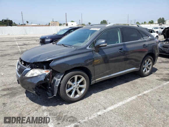 2011 Lexus RX 350 with VIN 2T2ZK1BA0BC043304, listed as a Copart auction lot 61614735 with 77,469 mi miles and Salvage title. Bid and sale history available at DreamBid. Image 1.