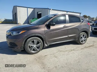 2021 Honda HR-V EX-L with VIN 3CZRU5H75MM715444, listed as a Copart auction lot 48110785 with 18,948 mi miles and Salvage Title. Bid and sale history available at carsss.com. Image 1.