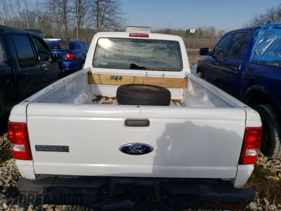2010 Ford Ranger with VIN 1FTKR1ED7APA45378, listed as a Copart auction lot 51766445 with 233,665 mi miles and Salvage Title. Bid and sale history available at DreamBid. Image 6.