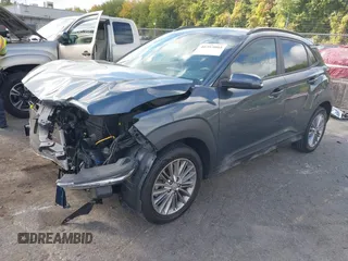 2021 Hyundai Kona SEL Plus with VIN KM8K6CAA4MU722212, listed as a IAAI auction lot 40393002 with 37,964 mi miles. Bid and sale history available at carsss.com. Image 18.