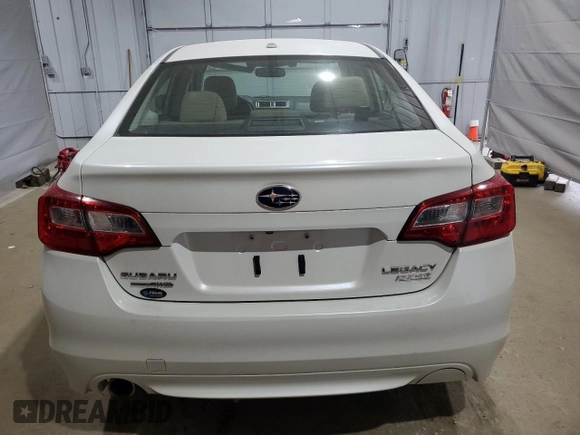 2015 Subaru Legacy Premium with VIN 4S3BNAF69F3029919, listed as a Copart auction lot 64006605 with Not provided miles and Salvage title. Bid and sale history available at DreamBid. Image 6.